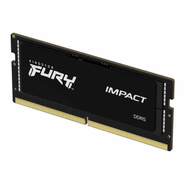 Памет Kingston FURY IMPACT, 16GB, SODIMM, DDR5, PC4-38400, 4800MHz, CL40, KF548S38IB-16