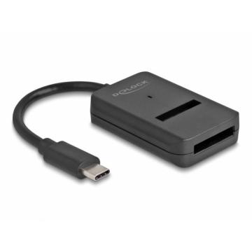 Конвертор Delock, USB-C - M.2 NVMe PCIe / SATA SSD, 10 Gbps