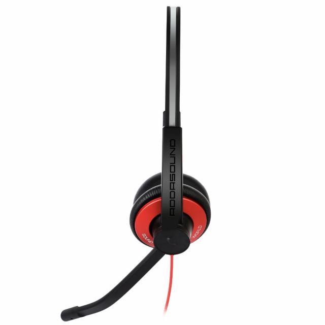 Слушалки с микрофон Addasound EPIC 502 Duo, UC, черни, USB, жак