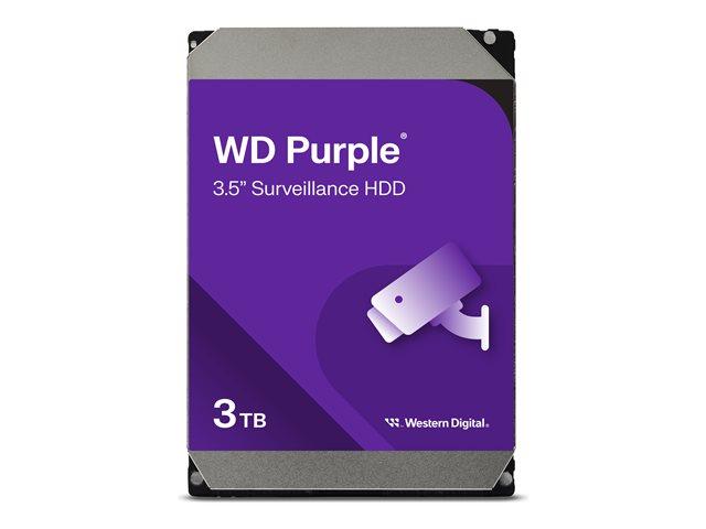 WD Purple 3TB SATA HDD 3.5inch internal 256MB Cache