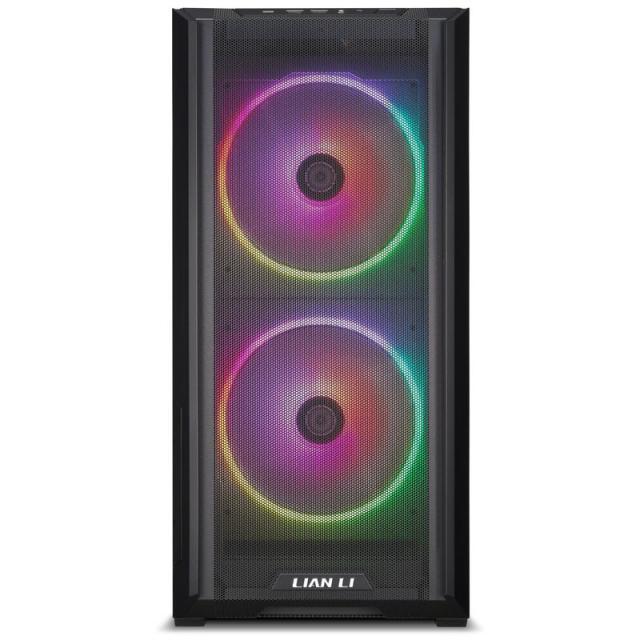 Кутия Lian-Li LANCOOL 216, RGB, Mid-Tower, Tempered Glass, Черна