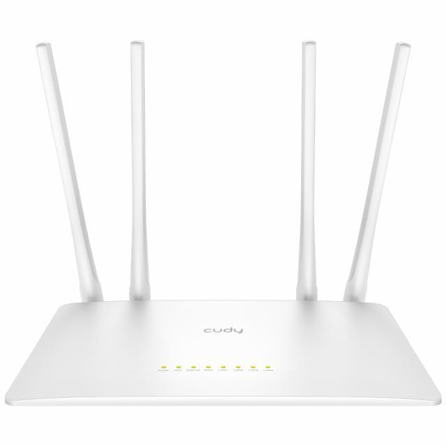 Безжичен рутер Cudy WR1200, 2.4/5 GHz, 300 - 867 Mbps, 10/100/