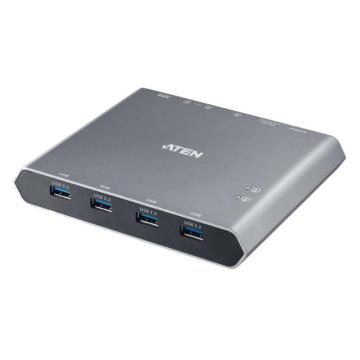 KVM превключвател, ATEN US3311, 2-портов, 4K, DisplayPort, USB-C, (поддържа до 8K)