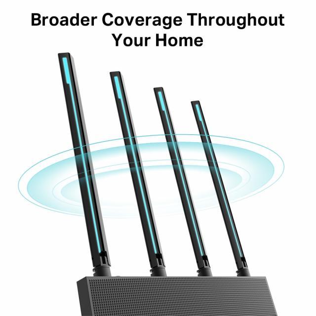 Безжичен рутер TP-Link Archer C80 AC1900, 2.4/5 GHz, 600 - 1300 Mbps, 10/100/1000