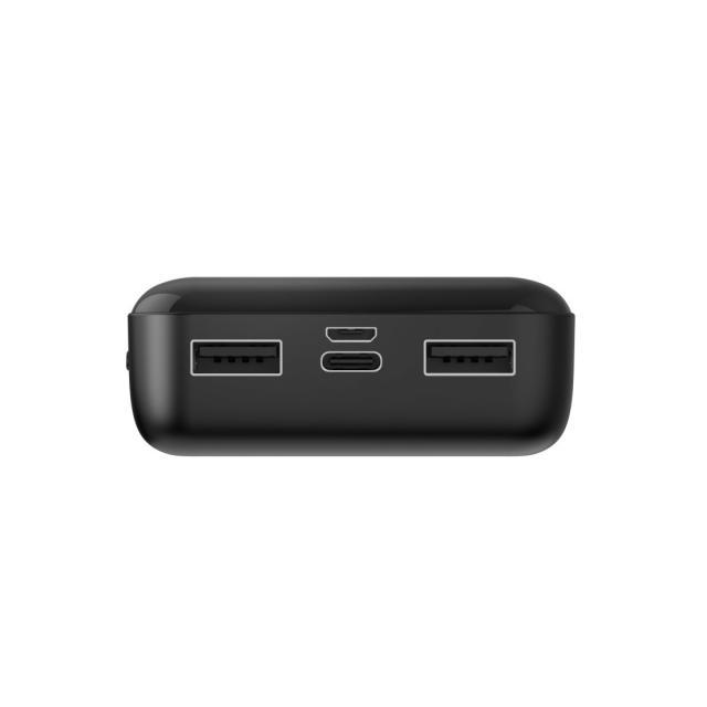 Външна батерия HAMA "Eco Power 10", 10000 mAh, Изходи: 1 x USB-C, 2 x USB-A, черен