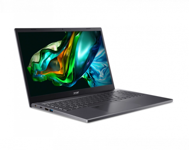 Лаптоп Acer Aspire 5 A515-58M-56WA, Intel Core i5-1335U, 15.6" FHD IPS, 16GB RAM, 512GB SSD, Nо OS, Кирилизиран