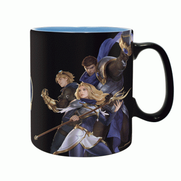 Чаша ABYSTYLE LEAGUE OF LEGENDS Mug Heat Change Group, Сменящ се цвят, King size, Черен