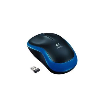 LOGITECH M185 WL/NB/BLACK+BLUE