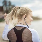 Спортни слушалки HAMA "Freedom Athletics", In-Ear, Bluetooth, Микрофон, Черен/Син