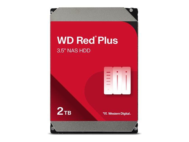 WD Red Plus 2TB SATA 6Gb/s 3.5inch Rpm5400 128MB cache Internal HDD Bulk