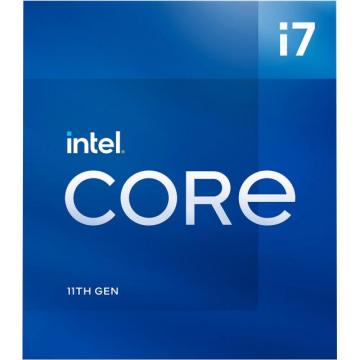 Процесор Intel Rocket Lake Core i7-11700, 8 Cores, 2.50Ghz (Up to 4.90Ghz), 16MB, 65W, LGA1200, BOX