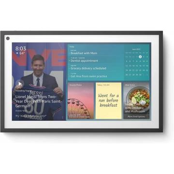 Смарт тонколона Amazon Echo Show 15, Сензорен екран, Гласов асистент, Черна