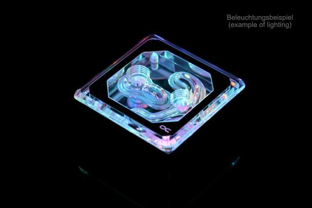 Воден блок за процесор Alphacool Eisblock XPX Aurora Edge, Acryl Black, Digital RGB