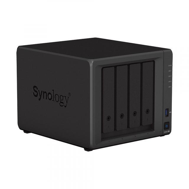 Мрежов сторидж Synology DS923+, За 4 диска, До 50TB, 4 GB DDR4, Гигабит, USB3.2 Gen 1