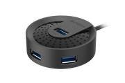 USB хъб A4tech HUB-30C, 4 портов, USB 3.0, 5120 Mbit/s, Черенa