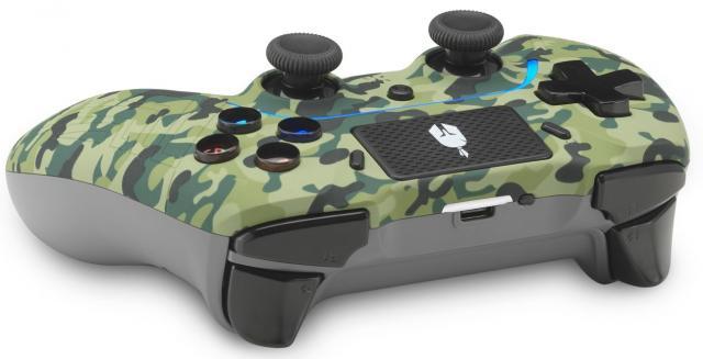 Безжичен геймпад Spartan Gear Aspis 4, за PC и PS4, Green Camo