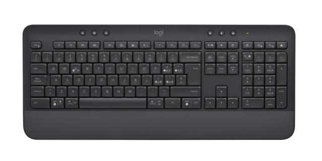 Kомплект безжични клавиатура с мишка Logitech MK650, Черен
