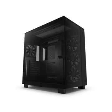 Кутия NZXT H9 Flow Matte Black - Middle Tower