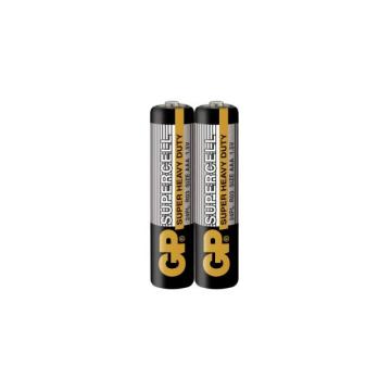 Цинк карбонова батерия GP SUPERCELL R03, AAA, 2 бр. shrink, 1.5V