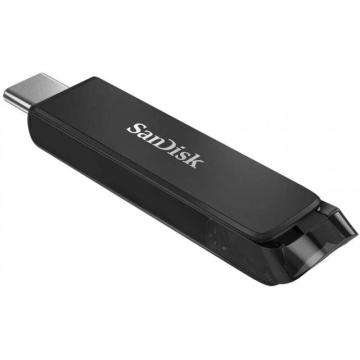 USB памет SanDisk Ultra, USB-C, 128GB, Черен