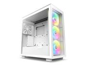 Кутия NZXT H7 Elite 2023 Matte White Mid-Tower