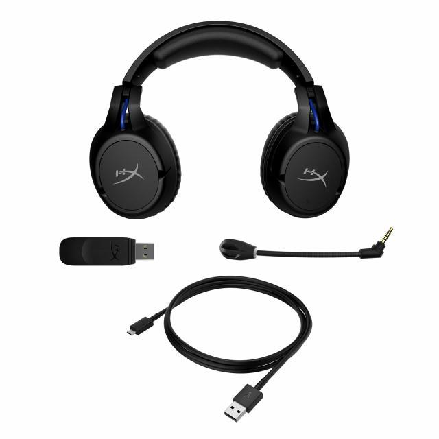  Геймърски слушалки HyperX Cloud Flight Playstation, Безжични, Черен