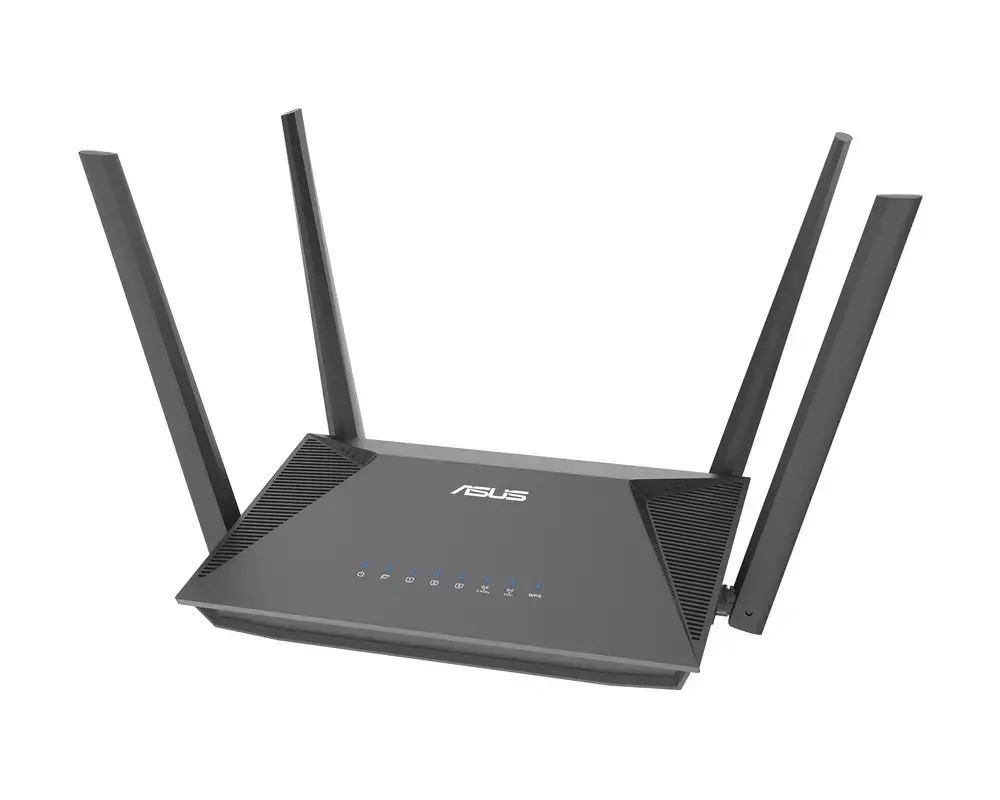 ASUS RT-AX52 AX1800 Dual Band WiFi 6 Extendable Router Instant Guard Parental Controls Built-in VPN AiMesh Compatible