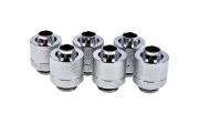 Фитинг Alphacool Eiszapfen, Удължител, 13/10mm, G1/4, Сребрист, 6 броя