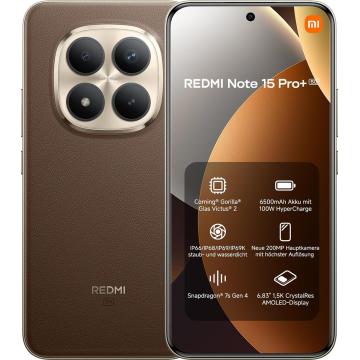 Смартфон REDMI Note 15 Pro+ 5G 8/256G Mocha Brown
