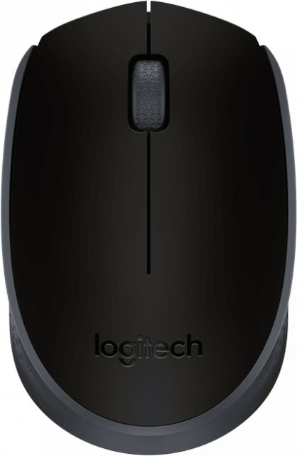 Безжична оптична мишка LOGITECH M171, Черна, USB
