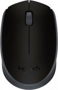 Безжична оптична мишка LOGITECH M171, Черна, USB