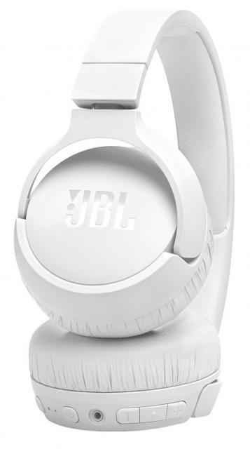 Слушалки on-ear JBL Tune 670NC, Bluetooth 5.3, USB-C, Бели