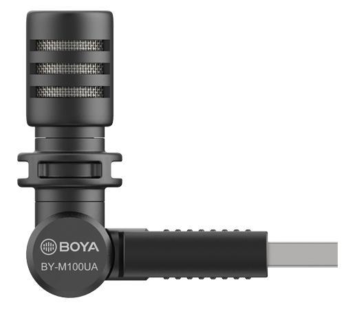 Микрофон BOYA BY-M100UA компактен, USB-A