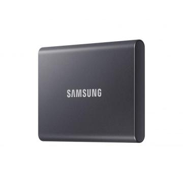 Външен SSD Samsung T7 Titan Grey SSD 1000GB USB-C, Сив