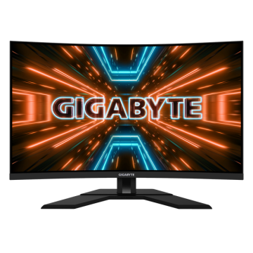 Геймърски Монитор Gigabyte M32QC-EK, 31.5" inch VA 1500R, QHD, HDR, 170hz, 1 ms, KVM