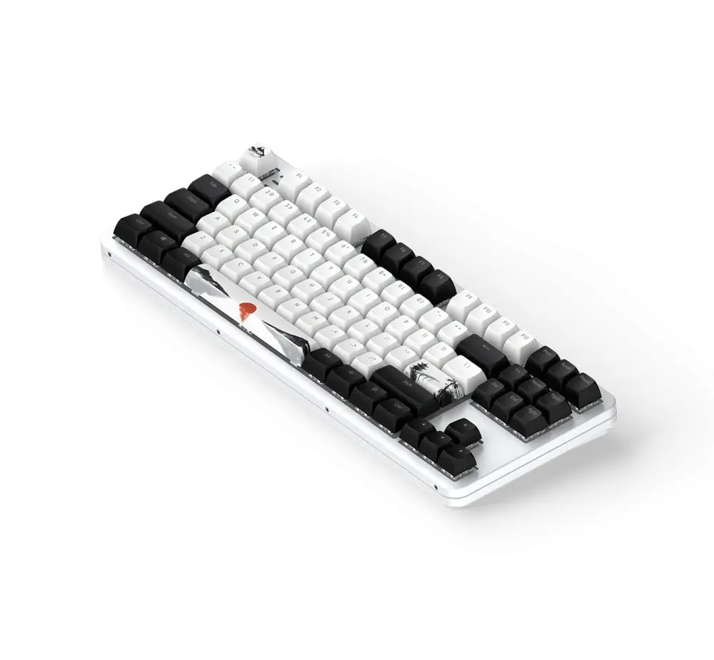 Геймърскa механична клавиатура Dark Project 87 Fuji V2 RGB TKL - G3MS Sapphire Switches, ABS