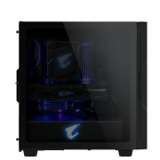 Кутия Gigabyte Aorus AC300G RGB Fusion 2.0, Mid Tower, Черна