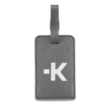 Етикетник за багаж Skross Luggage Tags, Карта за контакт, Сив