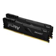 Памет Kingston FURY Beast Black 32GB(2x16GB) DDR4 PC4-28800 3600MHz CL18 KF436C18BBK2/32