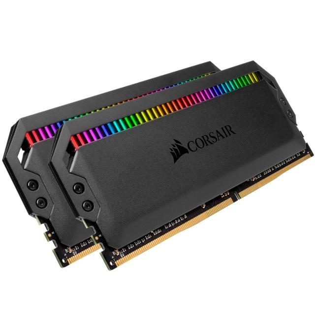 Памет Corsair Dominator Platinum RGB Black 16GB(2x8GB) DDR4 PC4-25600 3200MHz CL16 CMT16GX4M2Z3200C16 AMD Ryzen Optimized