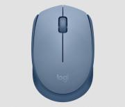 Безжична оптична мишка LOGITECH M171, USB, Син/Сив