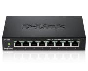 Суич D-Link DES-108/E, 8 портов 10/100 , метален корпус