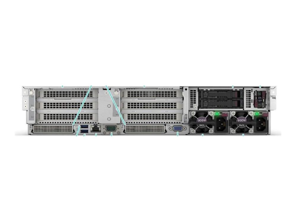 HPE ProLiant DL385 Gen11 AMD EPYC 9115 3.2GHz 16c 1P 2x32GB-R 8SFF MR408i-o 2x480GB SSD 2x1000W PS EU Server