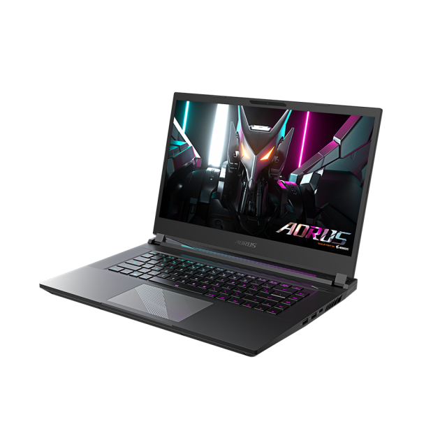Лаптоп GIGABYTE AORUS 15 9KF Intel Core i5-12500H, 15.6 IPS, FHD 360Hz, 2x8GB DDR5, 512GB SSD Gen4, nVIDIA RTX 4060 8GB GDDR6, Free DOS