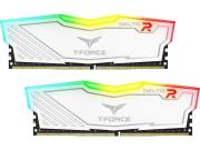 Памет Team Group T-Force Delta RGB White, DDR4, 32GB (2x16GB), 3600MHz, CL18-22-22-42, 1.35V