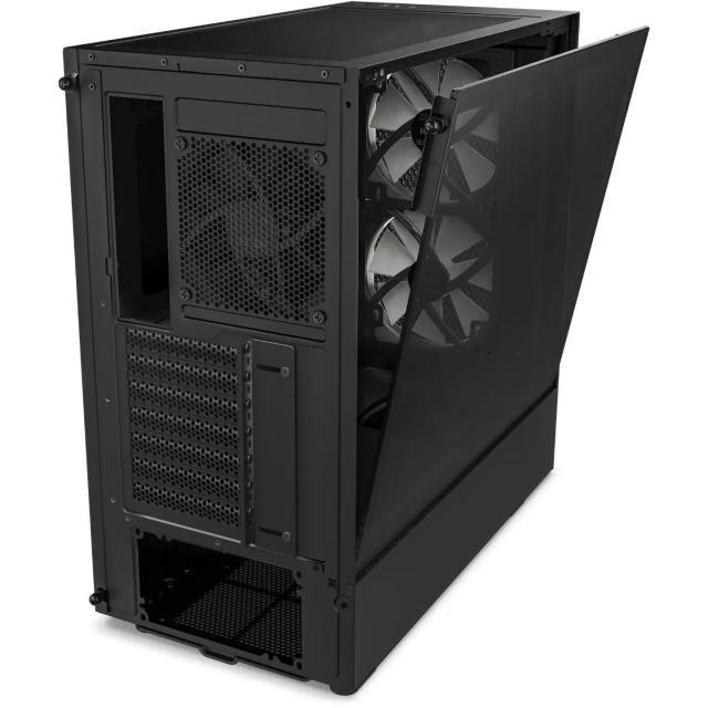 Кутия NZXT H5 Flow RGB Matte Black, Mid-Tower