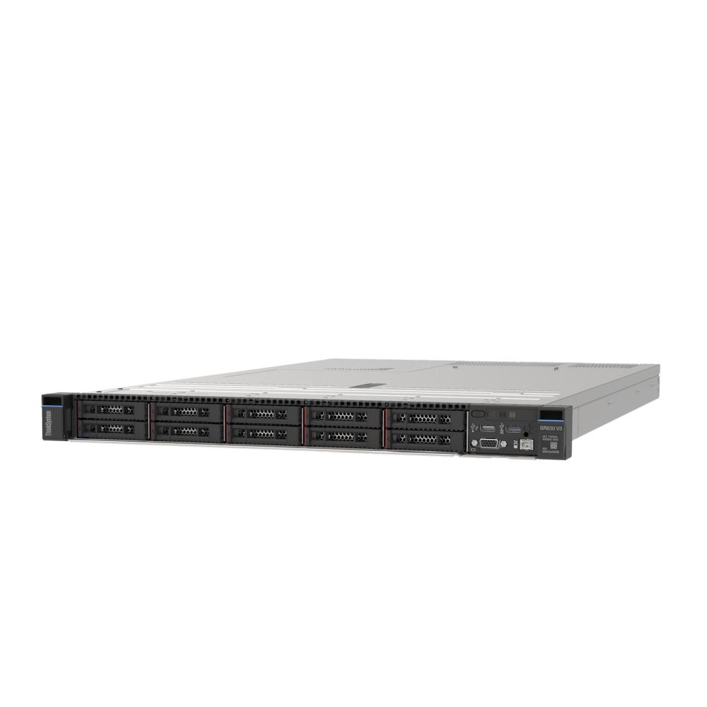LENOVO ThinkSystem SR630 V3 Xeon Silver 4514Y 16C 2.0GHz 64GB 5600MHz DDR5 RDIMM 8x2.5in 9350-8i 2GB noLAN 1100W XCC2 Plat