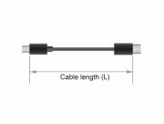 Кабел Delock, DisplayPort мъжко - DisplayPort мъжко, 3.0м, 8K 60 Hz, Черен