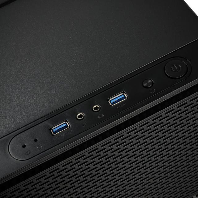 Кутия Kolink Satellite Cube, Mini-ITX, Micro-ATX, Черна