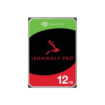 SEAGATE Ironwolf PRO Enterprise NAS HDD 12TB 7200rpm 6Gb/s SATA 256MB cache 8.9cm 3.5inch 24x7 for NAS RAID Rackmount Systeme BLK